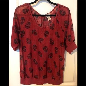 Eyelash Couture Sheer Blouse